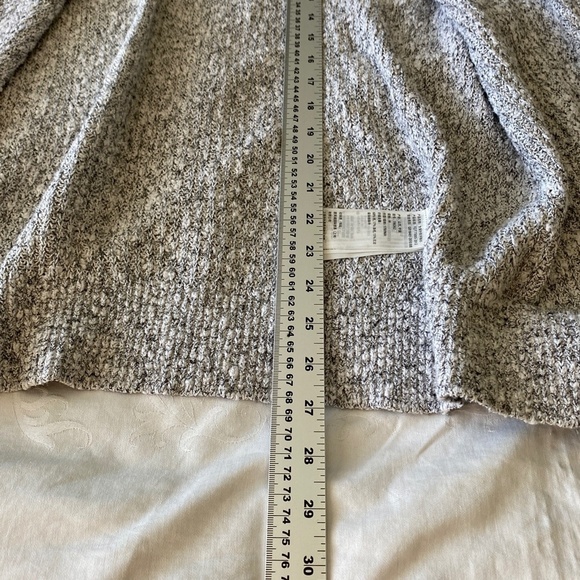 Abercrombie & Fitch Heather Gray Open Front Knit Long Sleeve Cardigan Sweater M‎ - Picture 14 of 15